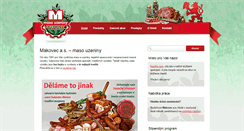 Desktop Screenshot of makovec.cz